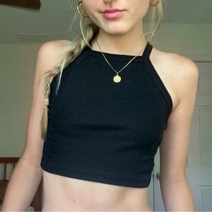 Black Crop Top